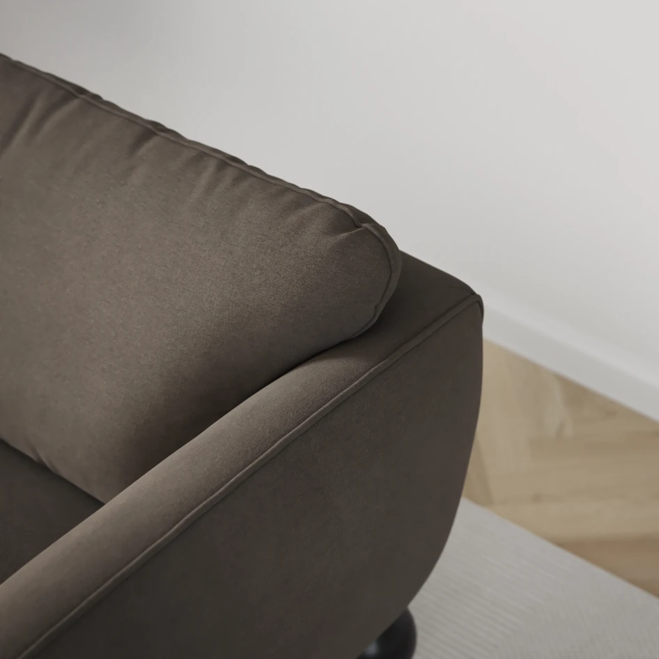 Madison Lux - Hörnsoffa med schäslong höger - Beige