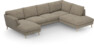 Madison Lux - 2-sits soffa med schäslong vänster och divan höger - Beige