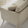 Eden - 3-sits soffa svängd - Beige
