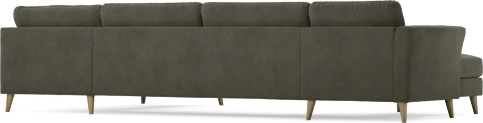 Bridge - 3-sits soffa med schäslong vänster och divan höger - Grå