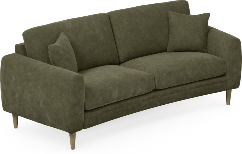 Eden - 2,5-sits soffa svängd - Grön
