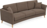 Eden - 3-sits soffa svängd - Beige