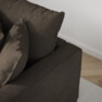 Rossi - 4-sits soffa - Brun