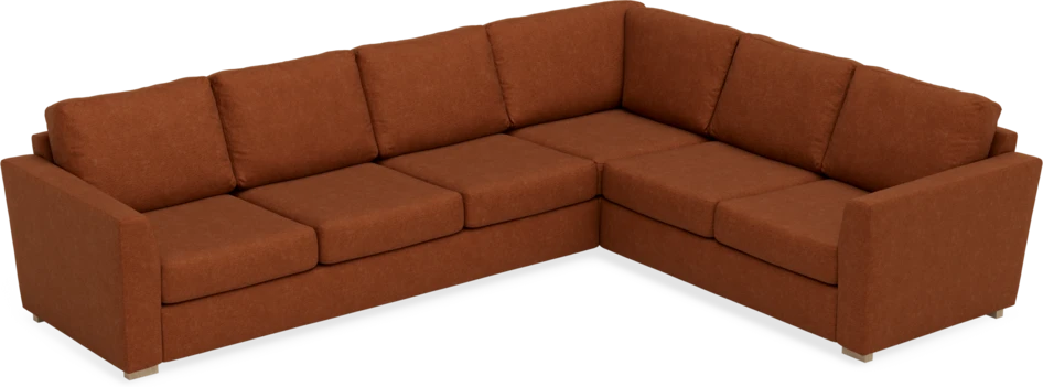 Friday - Hörnsoffa, 3+2-sits - Orange
