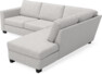 Friday - 2,5-sits soffa med divan höger - Grå