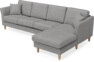 Eden - 3-sits soffa med schäslong - Grå