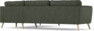 Bridge - Hörnsoffa, 3+2-sits - Grön