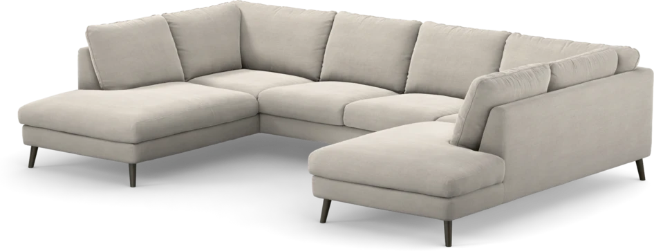 Madison Lux - 2-sits soffa med divan vänster och höger - Beige