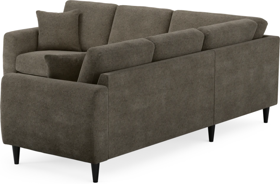 Eden - Hörnsoffa, 2+2-sits - Brun