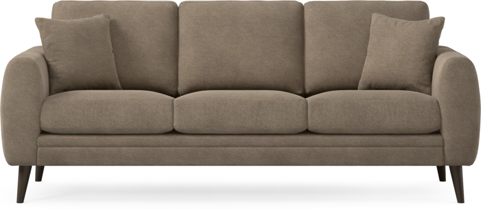Eden - 3-sits soffa - Brun