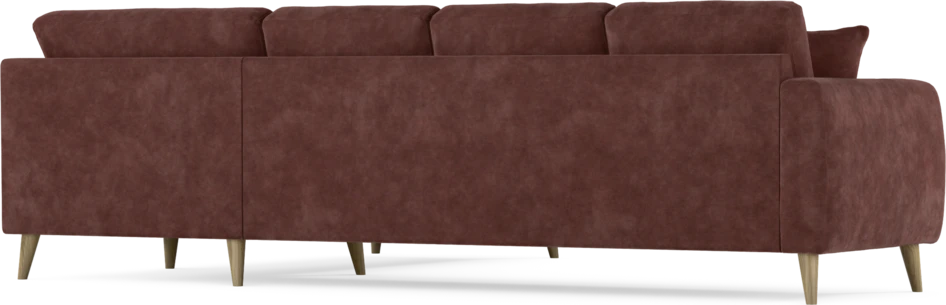 Eden - Hörnsoffa, 3+2-sits - Röd