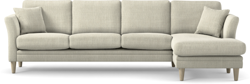 Eden - 3-sits soffa med schäslong - Beige