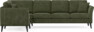 Eden - Hörnsoffa, 1+3-sits - Grön