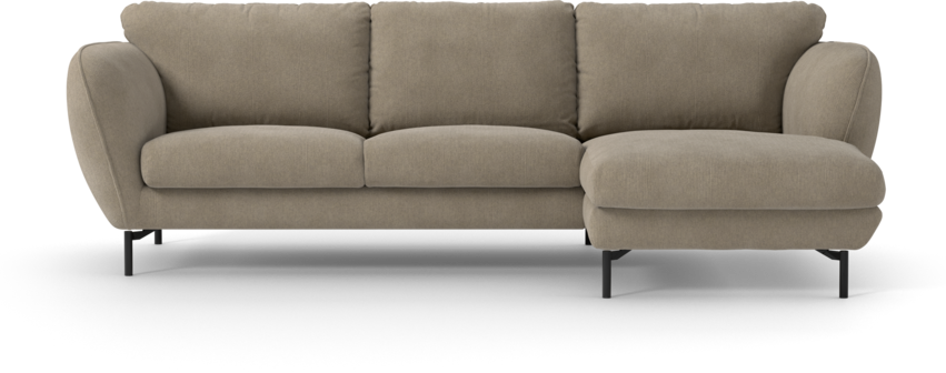Madison - 2-sits soffa med schäslong höger - Beige