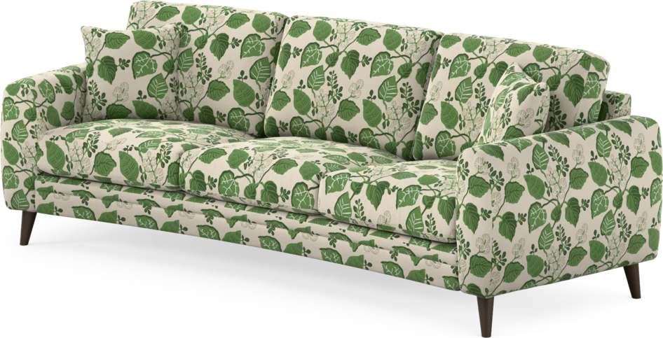 Eden - 3-sits soffa svängd - Flerfärgad