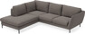 Madison - 2-sits soffa med divan vänster - Brun