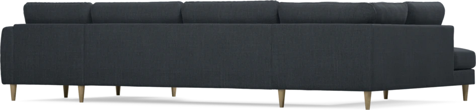Bridge - 3-sits soffa med divan vänster och schäslong höger - Blå