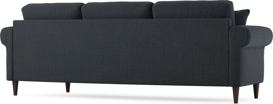 Eden - 3-sits soffa svängd - Blå