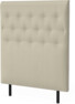 Roma Family pikerad - Sänggavel, 90-180 cm - Beige