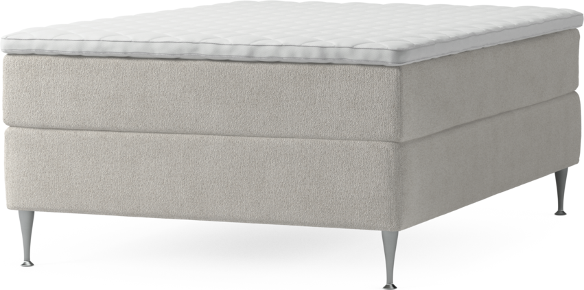 Delux Dream - Kontinentalsäng, enkelsäng 140 cm med bäddmadrass och sängben