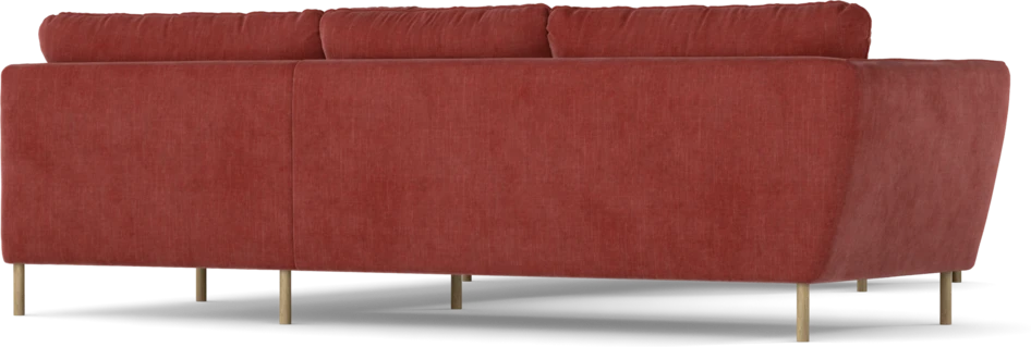 Madison Lux - Hörnsoffa med schäslong höger - Rosa