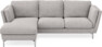 Madison Lux - 2-sits soffa med schäslong vänster - Beige