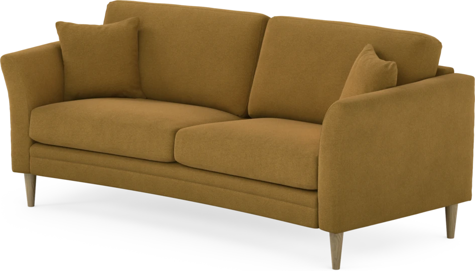 Eden - 2,5-sits soffa svängd - Gul