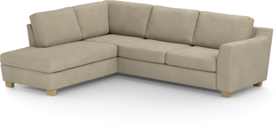 Friday - 2,5-sits soffa med divan vänster - Beige