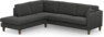 Eden - 2,5-sits soffa med divan - Svart