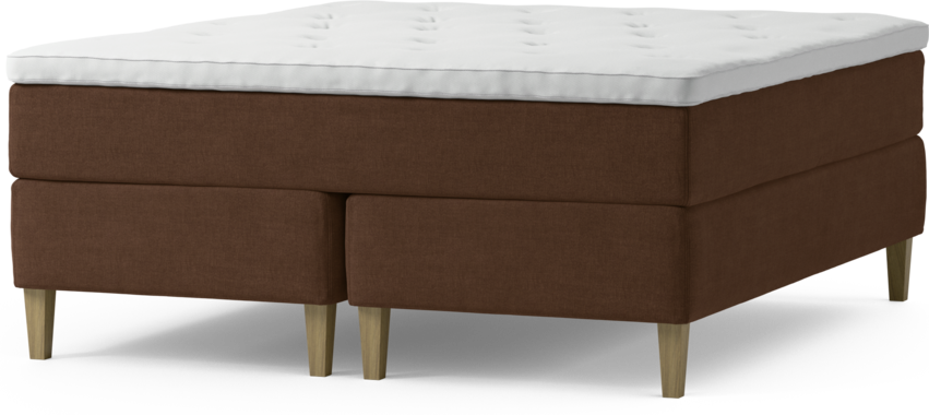 Delux Dream - Kontinentalsäng, dubbelsäng med bäddmadrass och sängben