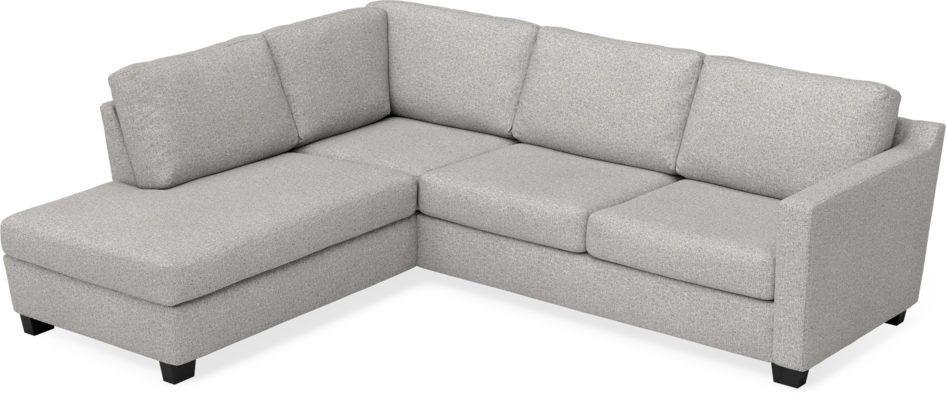 Friday - 2,5-sits soffa med divan vänster - Vit