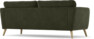 Bridge  - 3-sits soffa - Grön