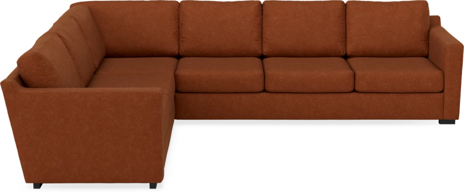 Friday - Hörnsoffa, 2+3-sits - Orange