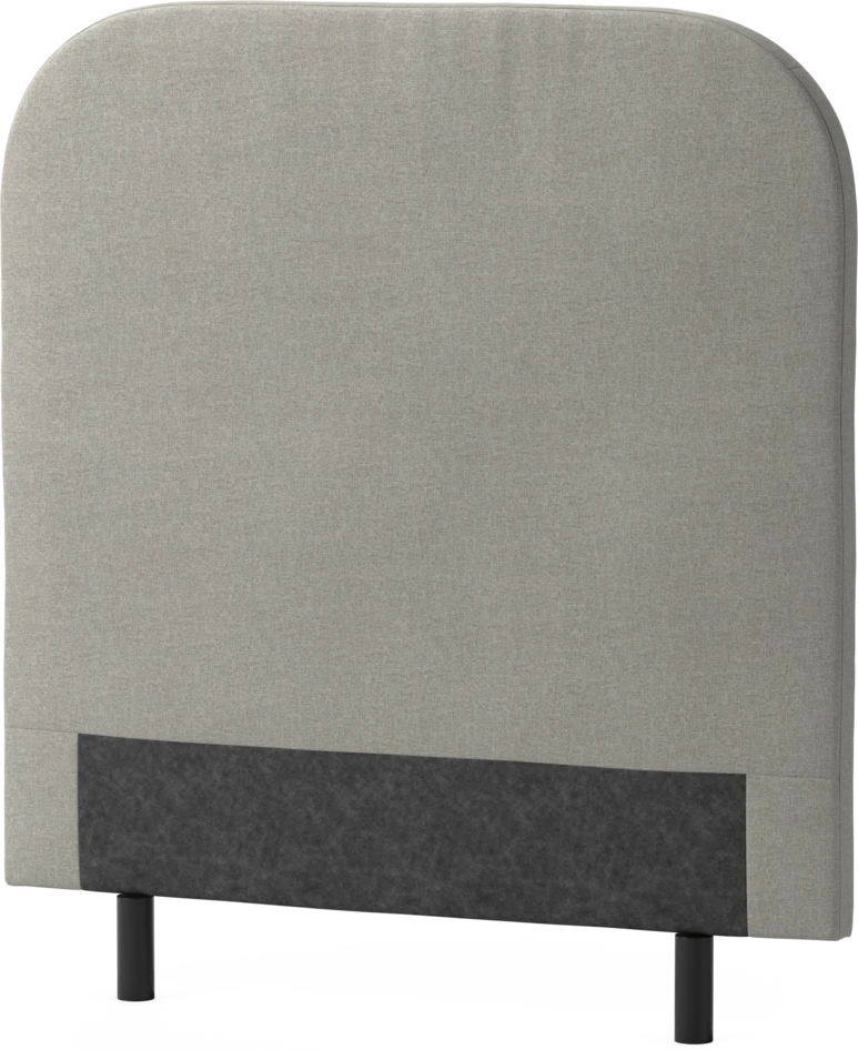 Delux Rundad - Sänggavel, 90-210 cm - Grå