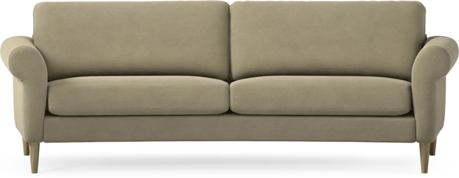 Bridge - 3-sits soffa svängd - Beige