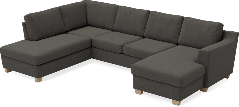 Friday - 3-sits soffa med divan vänster och schäslong höger - Grå