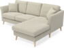 Eden - 2-sits soffa med schäslong - Beige