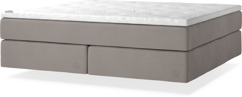 Cape Farewell Exclusive - Kontinentalsäng, dubbelsäng med svävande utseende - Grå