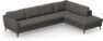 County - 3-sits soffa med divan höger - Brun