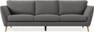 Madison - 3-sits soffa XL - Grå