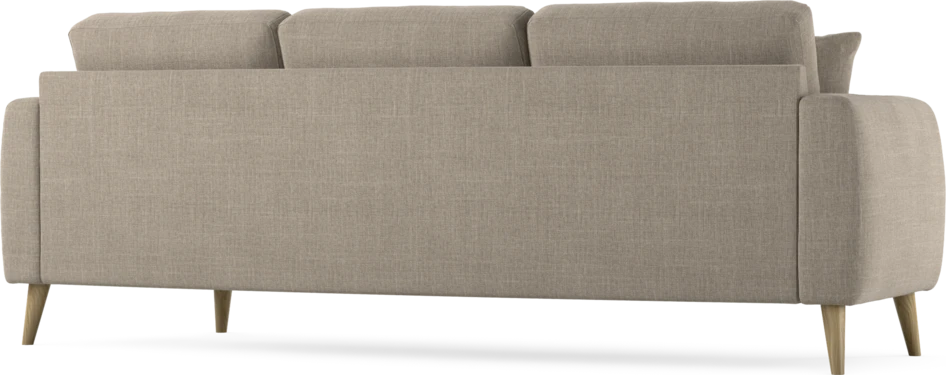 Eden - 3-sits soffa svängd - Beige