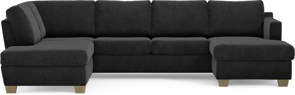 Friday - 3-sits soffa med divan vänster och schäslong höger - Blå