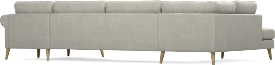 Bridge - 3-sits soffa med divan vänster och schäslong höger - Grå