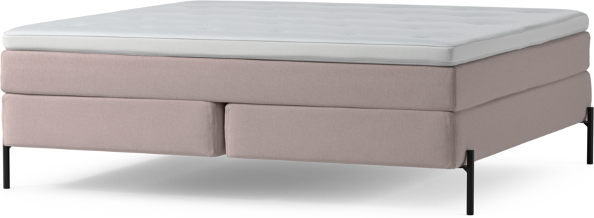 Delux Sense - Kontinentalsäng, dubbelsäng med bäddmadrass och sängben