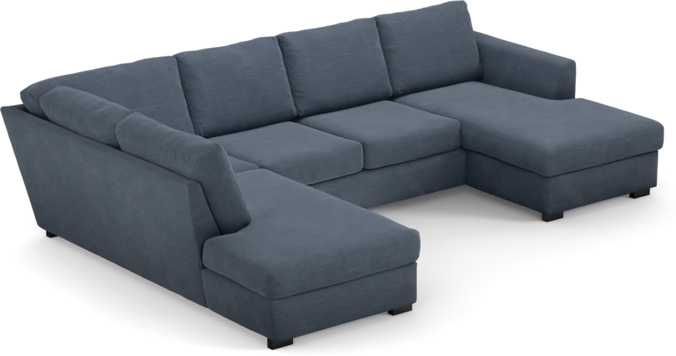 Friday - 3-sits soffa med divan vänster och schäslong höger - Blå