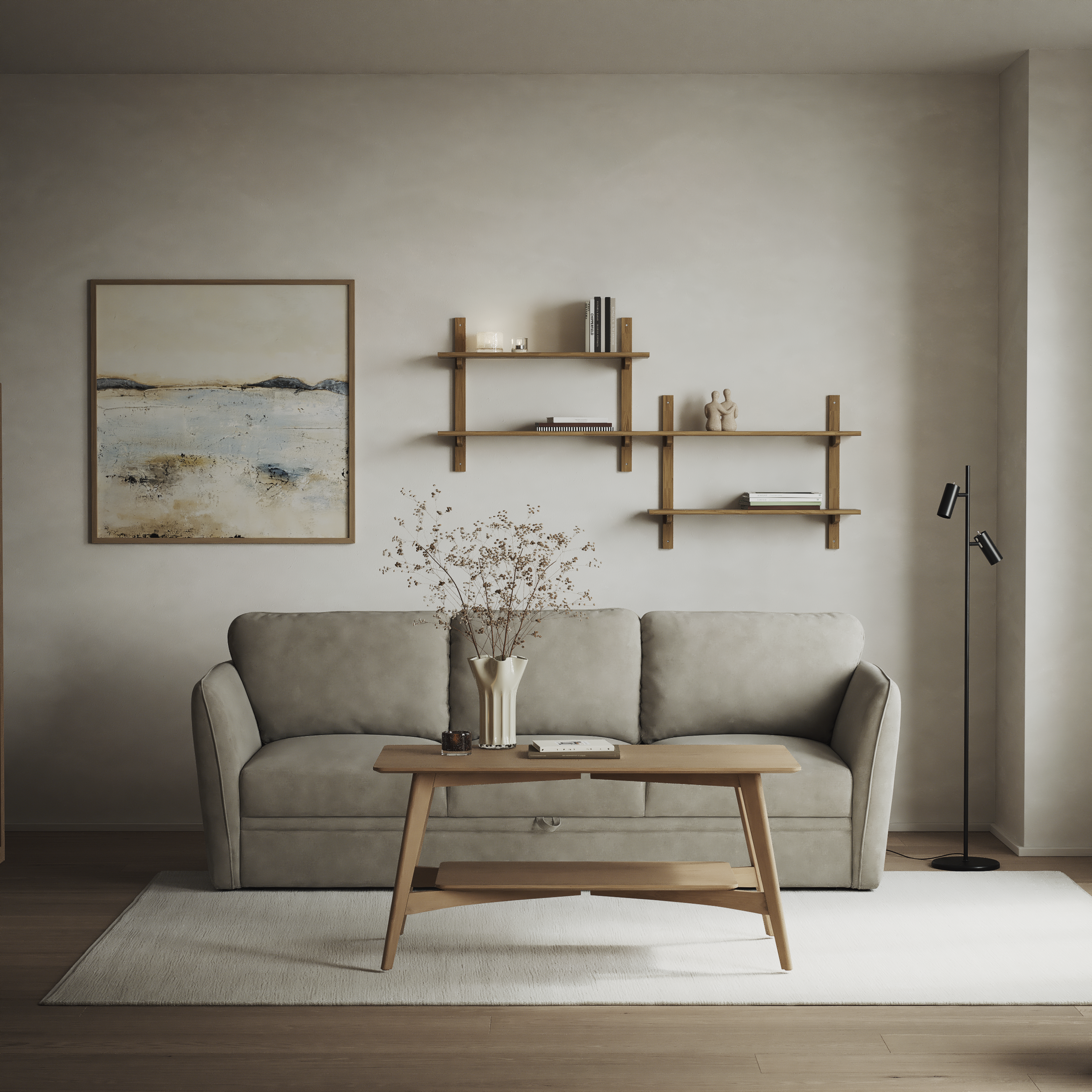 Öland - Bäddsoffa 3-sits, längsbäddad - inspiration