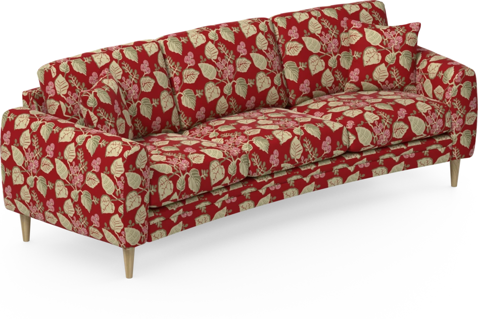 Eden - 3-sits soffa svängd - Flerfärgad