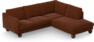 Madison Lux - 2-sits soffa med divan höger - Orange