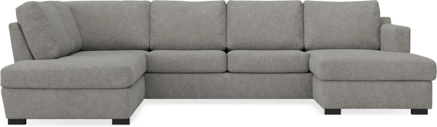 Friday - 3-sits soffa med divan vänster och schäslong höger - Grå