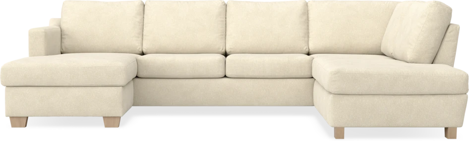 Friday - 3-sits soffa med schäslong vänster och divan höger - Beige